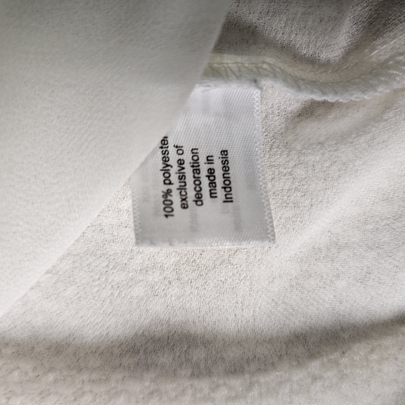 Lane Bryant Black and White Embroidered Sheer Bohemian Blouse Plus Size 26/28 - Picture 12 of 16